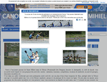 Tablet Screenshot of canoekayak-saintmihiel55.fr
